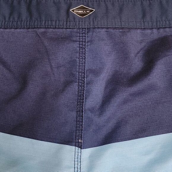 O'NEILL BLUE & YELLOW BOARD SHORTS - Picture 6 of 10